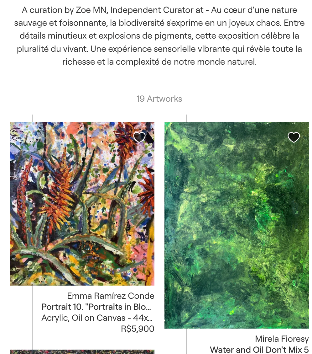 ‘Water and Oil Don’t Mix 5’ in a Curated Collection by Zoe MN